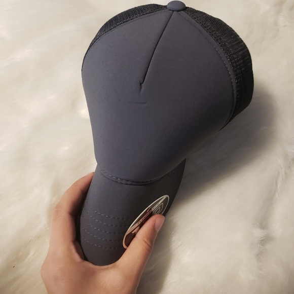 Port Authority Foam Outdoor Gray Trucker Hat - Picture 5 of 8